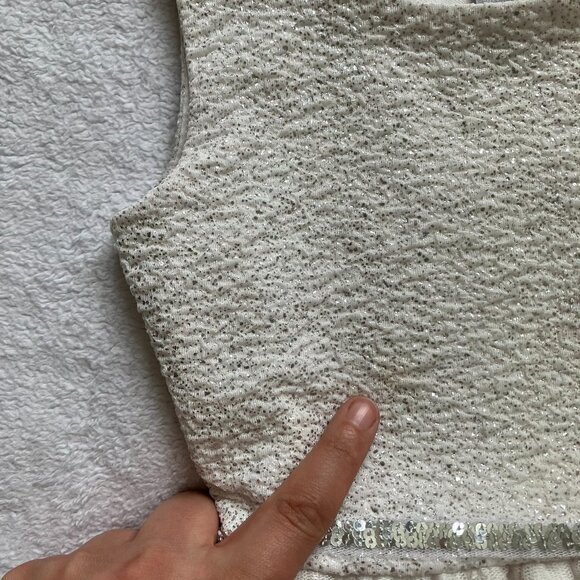 Children’s Place White Special Occasion Dress Size 5/6 | GUC Tulle Floral - Picture 5 of 16